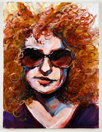 Sarah Green Red-Haired-Woman-Painting